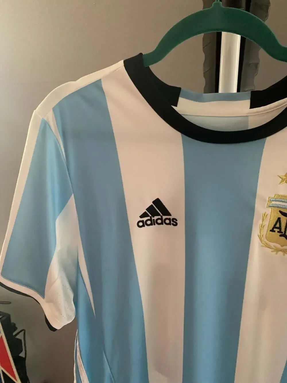 Adidas Argentina 2016 Home Soccer Jersey (AH4975)